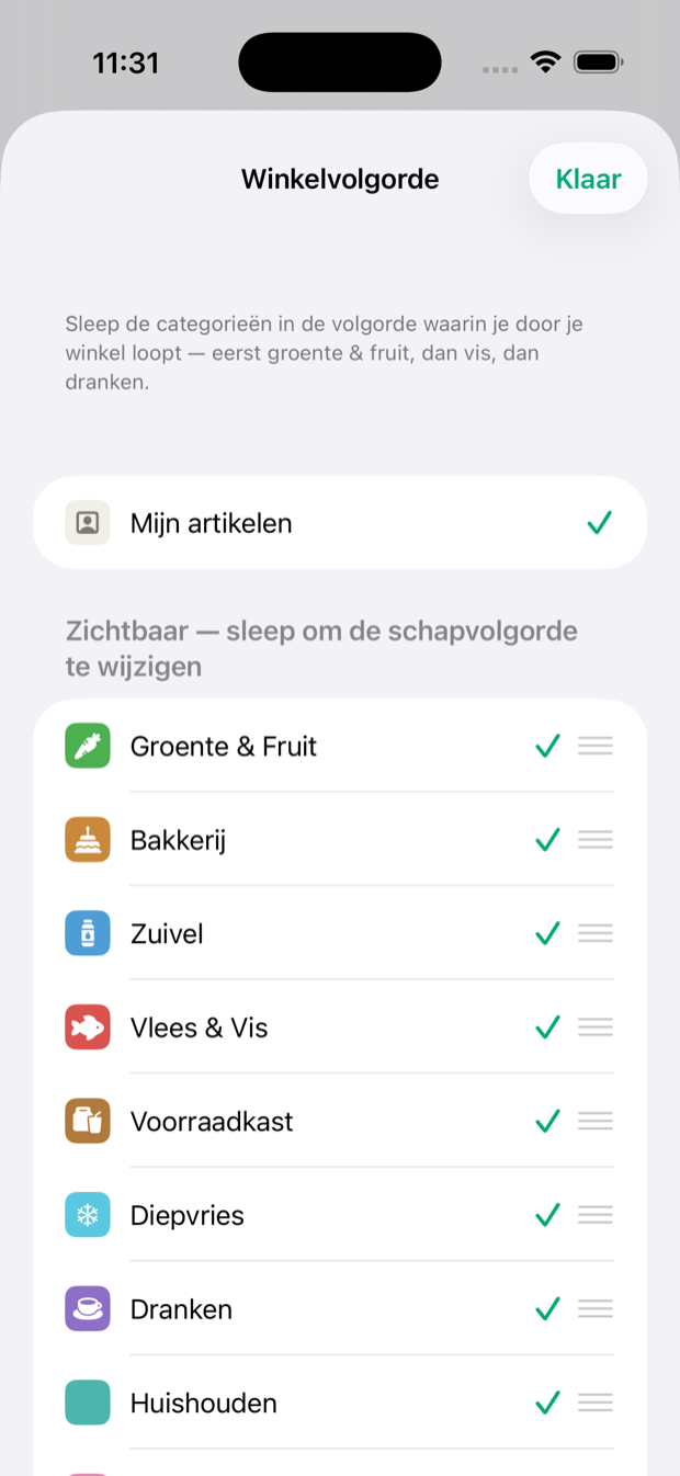 Plenty store-order screen